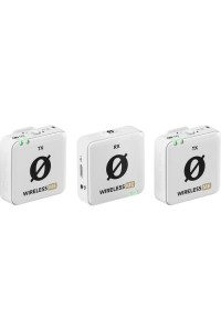 RODE Wireless ME Dual Compact Digital Wireless Microphone System (White)