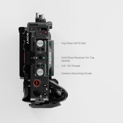 Tilta Camera Cage Basic Kit V2 for Sony FX3 & FX30 (Black)