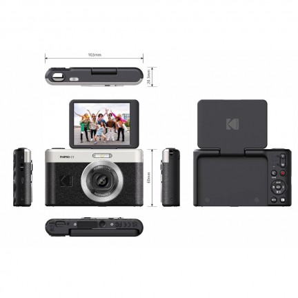 Kodak Pixpro C1 13MP FHD 1080P Digital Camera Black