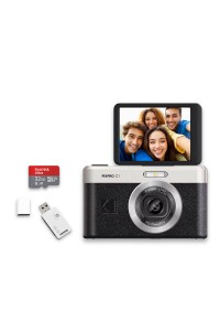 Kodak Pixpro C1 13MP Digital Camera Black with 32GB Memory Card & Card Reader