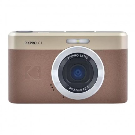 Kodak Pixpro C1 13MP FHD 1080P Digital Camera Brown
