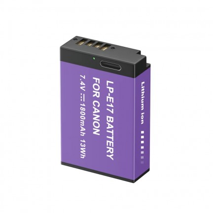 LP-E17 for CANON Rechargeable Battery with USB-C Input