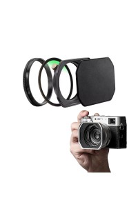 MRCUV Adapter Hood Kit for FUJIFILM X100 Series X100/X100V/X100VI/X100F/X100S/X100T (Black)