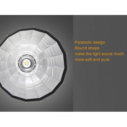 NiceFoto LED-Φ60g Quick Set-up Parabolic Softbox With Grid 60cm