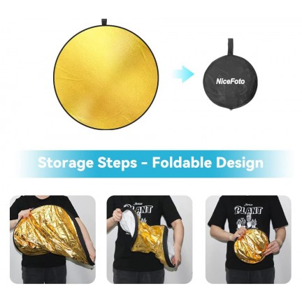 NiceFoto SR-5-Ø22" 5in1 Round Reflector Discs (56cm)