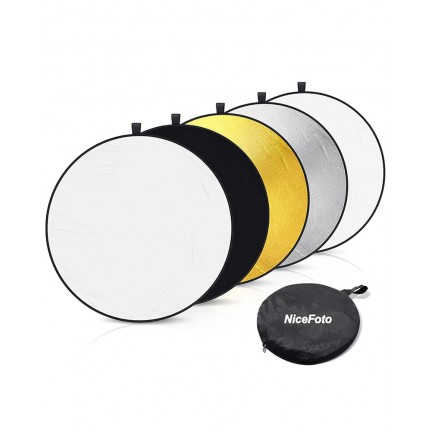 NiceFoto SR-5-Ø42" 5in1 Round Reflector Discs (107cm)