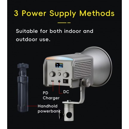 NiceFoto AR-600C RGB Mini Portable LED Video Light Kit