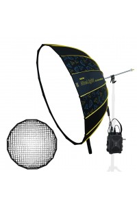 NiceFoto DL120-3000A 300W Bi-Color Umbrella Light(With Grid)