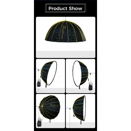 NiceFoto DL120-3000A 300W Bi-Color Umbrella Light(With Grid)