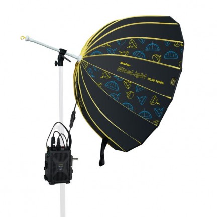 NiceFoto DL80-1000A 100W Bi-Color Umbrella Light(With Grid)