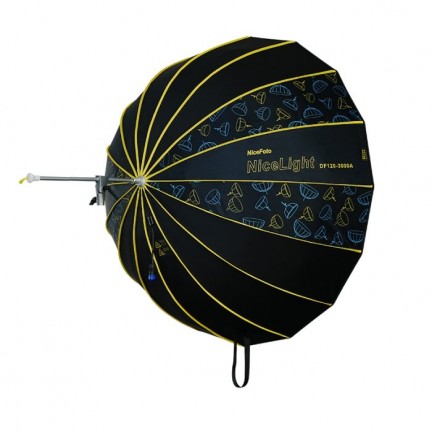 NiceFoto DF120-3000A 300W Bi-Color Umbrella Light(With Grid)