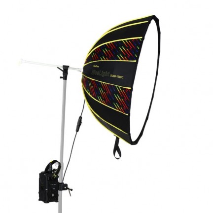 NiceFoto DL80-1000C 100W RGB Umbrella Light(With Grid)