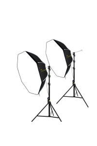 NiceFoto KT-DP80-1000B 100W (Daylight) Umbrella Light 2 Kit (With 2 Stand)