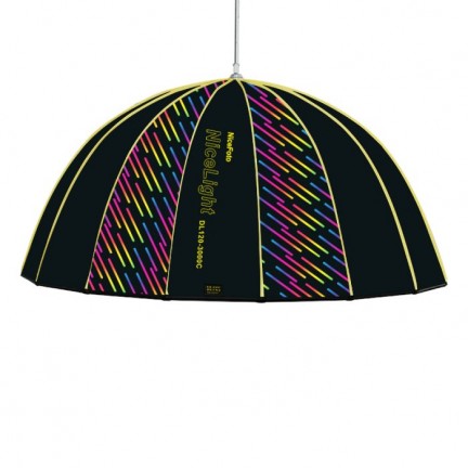NiceFoto DL120-3000C 300W RGB Umbrella Light(With Grid)