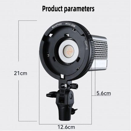 NiceFoto Mini-36B Mini to Bowens Mount Adapter