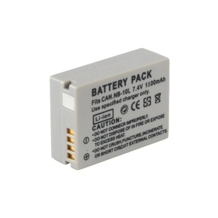 NB-10L Camera Battery for Canon SX40 HS SX40HS SX50 HS SX50HS G1 X G1X G15 G16 SX60 HS G3X