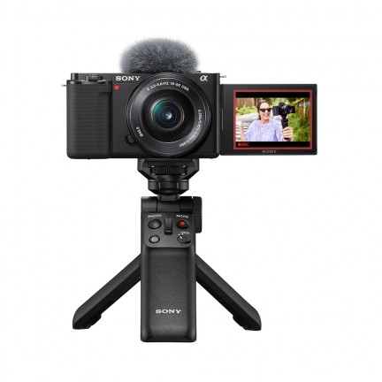 Sony ZV-E10 Mirrorless Camera with 16-50mm Lens and Content Creator Kit