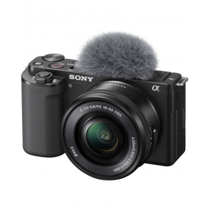 Sony ZV-E10 Mirrorless Camera with 16-50mm Lens and Content Creator Kit