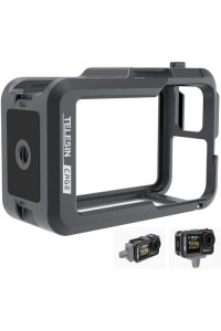 TELESIN Aluminum Camera Cage for DJI Osmo Action 3/4