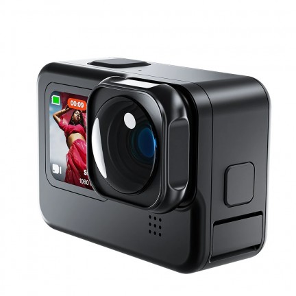 TELESIN Aluminum Alloy Frame Max Lens Mod for GoPro Hero 12/11//10/9 Mini