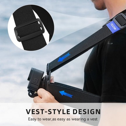 TELESIN New Vest Chest Strap for Action Cameras