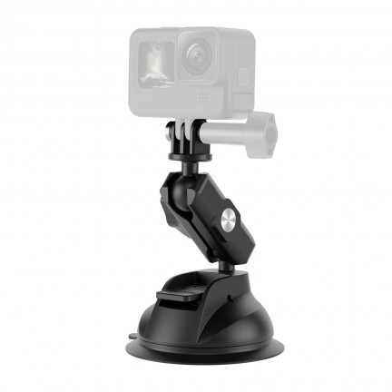 TELESIN Upgraded General Suction Cup Mount With Phone Clip