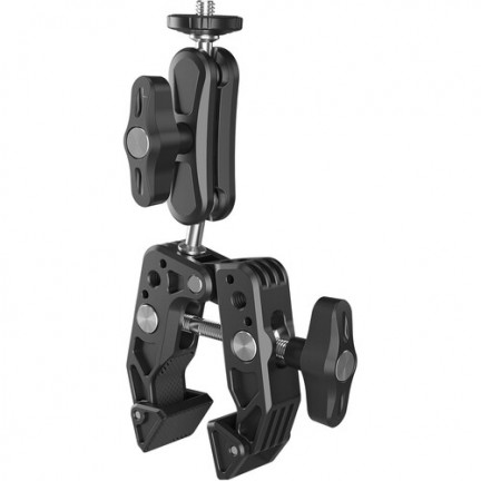 TELESIN Multifunction Crab Clamp with 2.3" Ball Head Arm