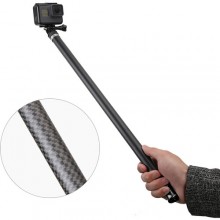 TELESIN Ultra Light No Bending Carbon Fibre Selfie Stick For Action Cameras 2.7M