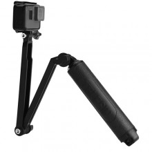 TELESIN Waterproof Selfie Stick Floating Hand Grip +3-Way Grip Arm Monopod Pole Tripod