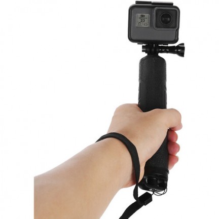 TELESIN Waterproof Selfie Stick Floating Hand Grip +3-Way Grip Arm Monopod Pole Tripod