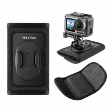 TELESIN Backpack Strap with Adjustable Dual J-Hook Mount for GoPro/Insta360/Action Cameras