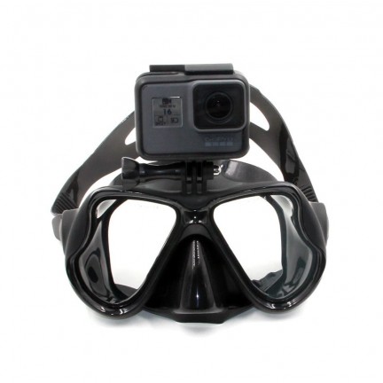 TELESIN Diving Mask with Storage Case for Action Cameras