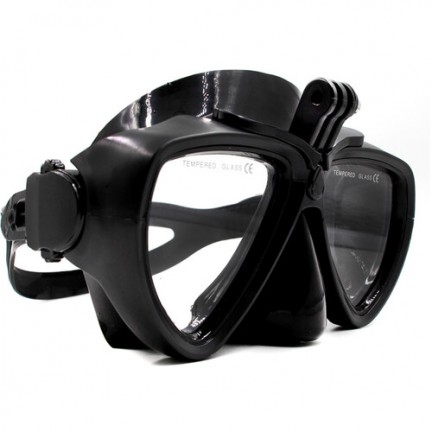 TELESIN Diving Mask with Storage Case for Action Cameras