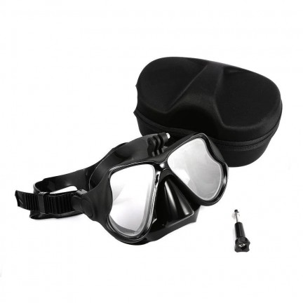 TELESIN Diving Mask with Storage Case for Action Cameras