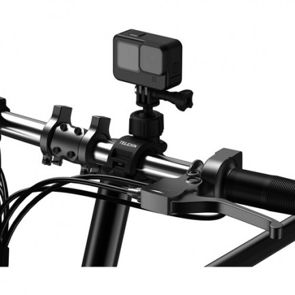 TELESIN Universal Handlebar Clamp with 360° Ball Head