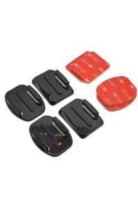 TELESIN Flat & Curved Adhesive Mounts with 3M Adhesive for GoPro/DJI Osmo Action