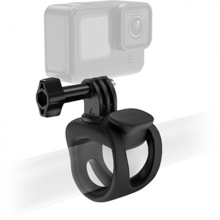 TELESIN Rubber Handlebar Mount for Action Cameras (Black)