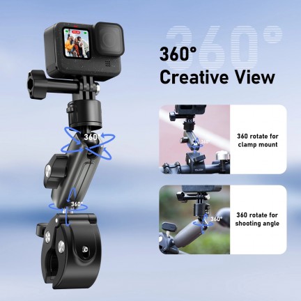 TELESIN Quick Release Universal Clamp Mount