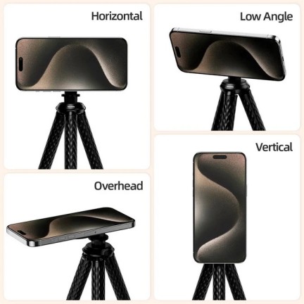 TELESIN Flexible Magnetic Suction Phones Tripod