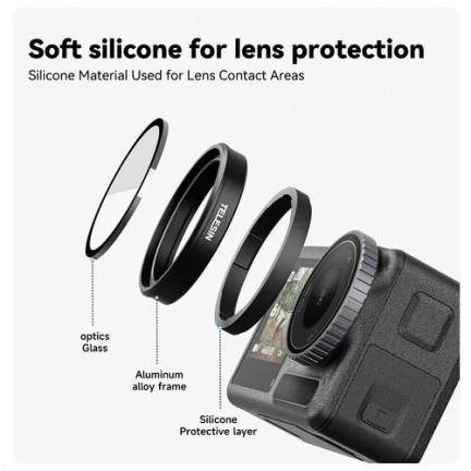 TELESIN CPL|ND8|ND16|ND32 Camera Filter Set for DJI ACTION 3/4/5 Pro