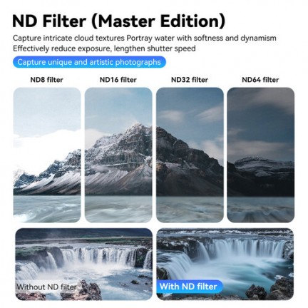 TELESIN CPL|ND8|ND16|ND32 Camera Filter Set for DJI ACTION 3/4/5 Pro