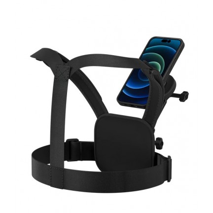 TELESIN Elastic Sports Chest Strap for iPhone 16 Pro