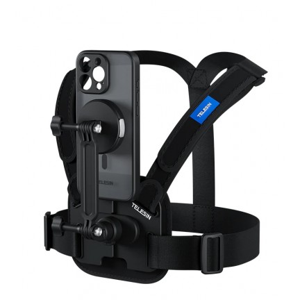 TELESIN Elastic Sports Chest Strap for iPhone 16 Pro