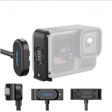 TELESIN Magnetic Door And Power Cable Kit for Hero 13/12/11/10/9