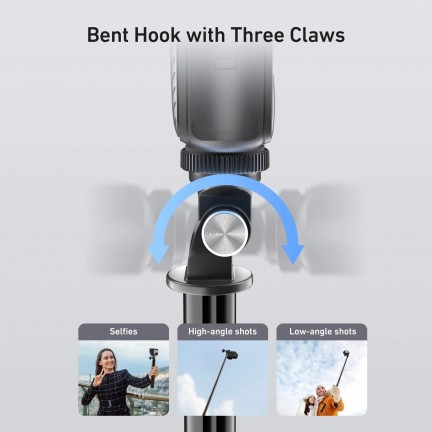 TELESIN High-Strength Aluminum Alloy Selfie Stick 90cm