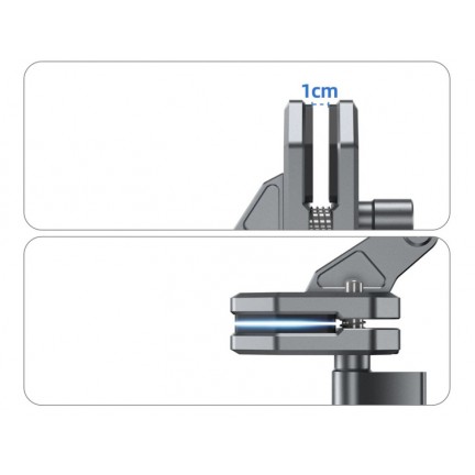 TELESIN Windshield Clamp Mount