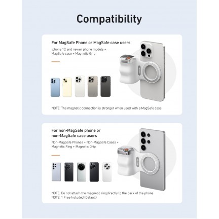 TELESIN Fun Shot Magnetic Grip For Phone