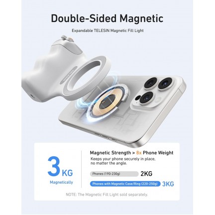 TELESIN Fun Shot Magnetic Grip For Phone