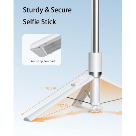 TELESIN 70" Phone Tripod Stand Gravity-Activated Auto-Open Selfie Stick