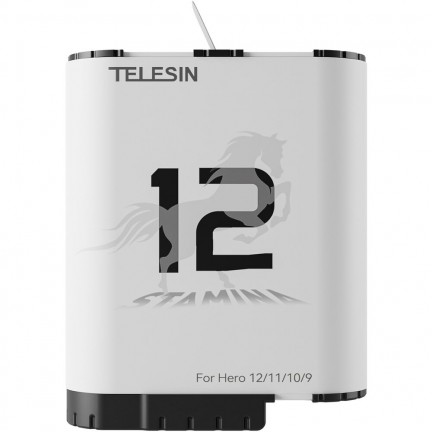 TELESIN 1720mAh Stamina Battery for GoPro HERO12/11/10/9